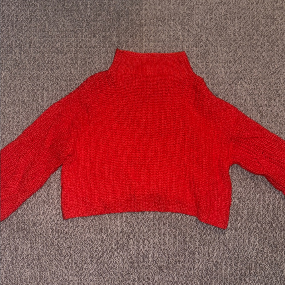 Free People Seasons Change Sweater in Bengal Rose - Picture 10 of 11